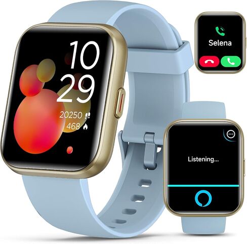 Smart Watches for Women, Smart Watch for Android Phones & iPhone, Fitness Watches for Women with Alexa, Call & Notification Alerts, Tracks Heart Rate/Sleep Smartwatches (Dark Purlple, 1.8 inches) in Saudi Arabia