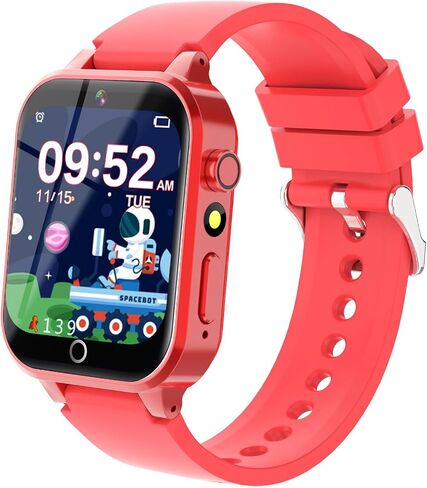 Kids Smart Watch Gift for Girls Age 5-12, 39 Games HD Touch Screen Watches with Video Camera Music Player Pedometer Flashlight 12/24 hr Educational Toys Birthday Gifts for Girls Ages 7 8 9 10 in Saudi Arabia