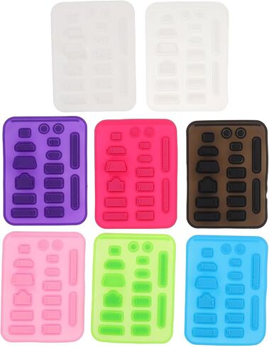 Yardwe 8 Sets Silicone Laptop Dust Plug Cover Set, USB Port Protective Caps for Pc, Easy Installation and Flexible Design, Portable Dust Plug for Travel and Daily Use in Saudi Arabia