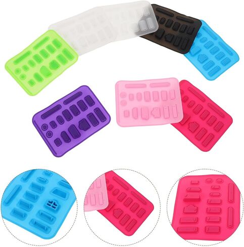 Yardwe 8 Sets Silicone Laptop Dust Plug Cover Set, USB Port Protective Caps for Pc, Easy Installation and Flexible Design, Portable Dust Plug for Travel and Daily Use in Saudi Arabia