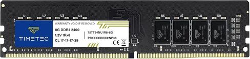 Timetec 32GB KIT (2x16GB) DDR4 2400MHz (PC4-2400T) PC4-19200 UDIMM Desktop RAM – 288-Pin 1.2V CL17 Non-ECC Unbuffered DIMM Memory Module Upgrade in Kuwait
