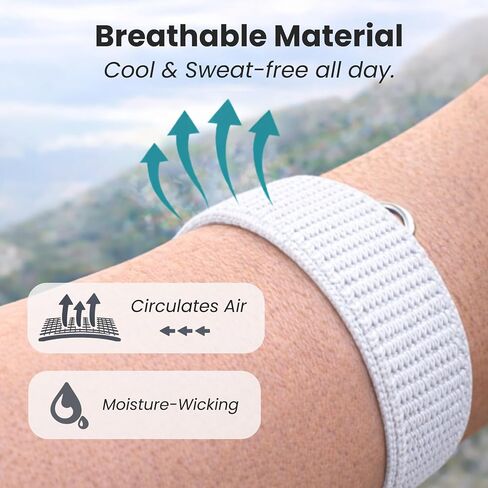 Herz P1 Smart Band + White Strap – Fitness & Sleep Tracking Wristband with Extra Adjustable Nylon Bands in Frosted White, Long Battery Life, Activity & Rest Monitoring, Splash Resistant, App Connected in Saudi Arabia