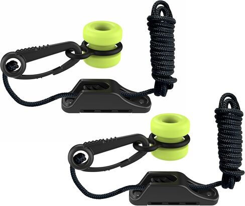 2010 Durable Downrigger Weight Retriever Kit - 98-Inch Cord with Snap, Cleat & Fairlead for Safe and Easy Weight Management - Ideal for Trolling and Deep-Sea Fishing in Saudi Arabia