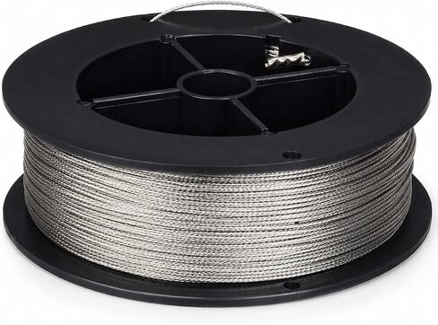 Walker Downrigger Cable, 195 lb Test Stainless Steel Wire for Trolling Downriggers, Replacement Downrigger Wire in Kuwait