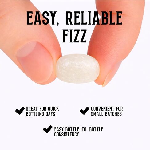 Craft A Brew Carbonation Drops – Pre-Measured Priming Sugar for Bottling – Fast, Mess-Free Carbonation for Beer, Hard Cider & Mead – Consistent CO2 Carbonation – Easy to Use – Fizz Drops in Saudi Arabia