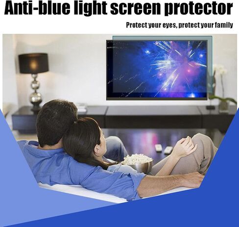 50 Inch Anti Glare tv Screen Cover, TV Screen Protector Frosted Anti Glare Film Blue Light Dustproof Scratch Filter, New Protect Your Eyes, Reduce Eye Fatigue, 50Inch (1095 * 616mm) in Saudi Arabia