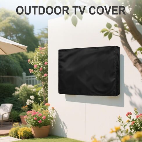 Outdoor Waterproof TV Cover – Universal 52-55 Inch Flat Screen TV Cover, 600D Durable TV Display Protector for All Seasons, Size 52''W x 36.2''H x 5.1''D in Saudi Arabia