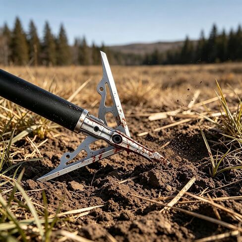 6 Pack Broadheads 100/125 Grains Mechanical Broadheads 2 Blade 2.25" Cutting Dia Archery Broadheads Compound Bows and Crossbows Hunting in Saudi Arabia