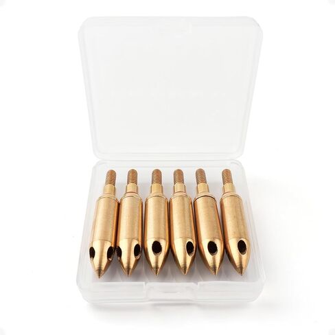 Archery Copper Whistling Arrowheads, 145 Grains Signal Arrow Tips | 3 Holes Whistle Broadheads for Compound Bow and Recurve Bow Arrows in Saudi Arabia