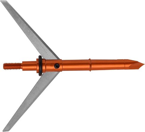 Dead Ringer Super Freak Extreme Crossbhead Broadhead، 2 Blade 100 Grab Broadhead لصيد القوس والنشاب، صيد Broadhead مع عرض قطع 2 1/4 بوصة، 3 عبوات من الرؤوس العريضة in Kuwait