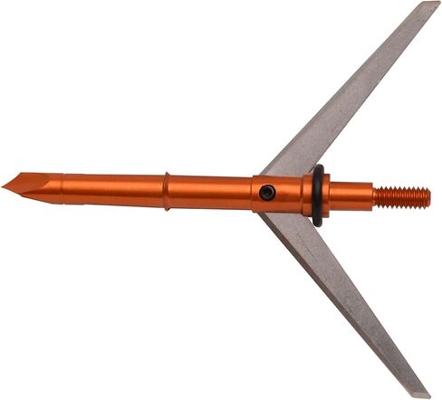 Dead Ringer Super Freak Extreme Crossbhead Broadhead، 2 Blade 100 Grab Broadhead لصيد القوس والنشاب، صيد Broadhead مع عرض قطع 2 1/4 بوصة، 3 عبوات من الرؤوس العريضة in Kuwait