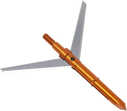 Dead Ringer Super Freak Extreme Crossbhead Broadhead، 2 Blade 100 Grab Broadhead لصيد القوس والنشاب، صيد Broadhead مع عرض قطع 2 1/4 بوصة، 3 عبوات من الرؤوس العريضة in Kuwait