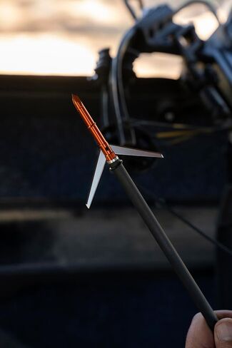Dead Ringer Super Freak Extreme Crossbhead Broadhead، 2 Blade 100 Grab Broadhead لصيد القوس والنشاب، صيد Broadhead مع عرض قطع 2 1/4 بوصة، 3 عبوات من الرؤوس العريضة in Kuwait