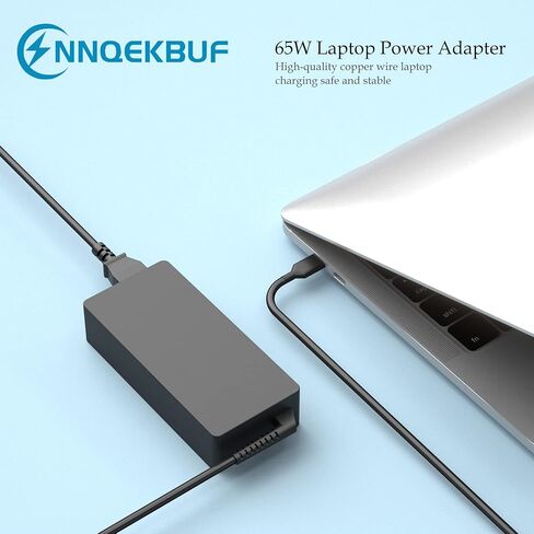 NNQEKBUF Universal 45W 65W USB C Laptop Charger Compatible with Hp Chromebook，Dell,Lenovo,Acer,Asus,Samsung Galaxy,Google and Other Type C Fast-Charging Computer AC Adapter Power Cord Supply in Saudi Arabia