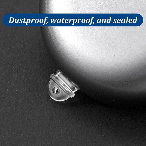 50 Pcs White Anti Dust Silicone Type C Charging Port, Dust Plug Set | Universal Clear Dust Plug Cover & Portable Protector for Phones, Laptops & Tablets in Saudi Arabia