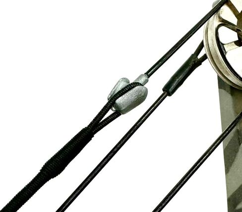 Generic Tear Drop Compound Bowstrings - 652 Premium 20 Strands - Teardrop Compound Bowstrings, Black in Saudi Arabia