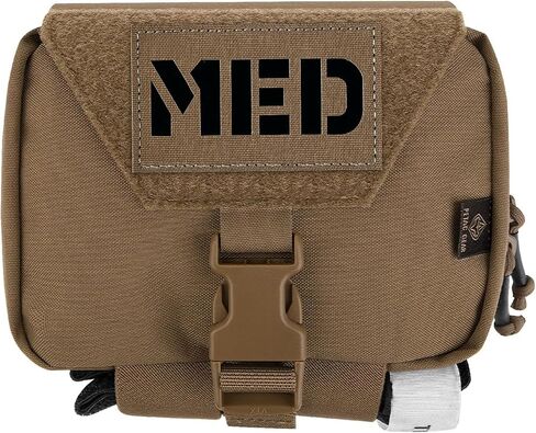 PETAC GEAR التكتيكية مزق بعيدا الحقيبة الطبية المسيل للدموع الإسعافات الأولية IFAK الحقيبة مولي وحزام أفقي في الهواء الطلق حقيبة البقاء على قيد الحياة في حالات الطوارئ ... in Kuwait
