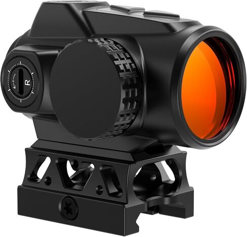 Feyachi Red Dot Sight for Rifle 2 MOA Red Dot Rifle Scope Shake Awake | Waterproof Shake Awake 1 x 25mm .75" Riser Mount in Saudi Arabia
