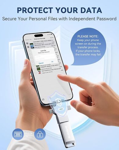 MFi Certified Photo Stick 128GB USB 3.0 Flash Drive for iPhone, 4 in 1 External Thumb Drive for Picture Video Saver and Backup, High Speed Memory Stick USB Drive for iPhone/iPad/Android/PC (Silver) in Saudi Arabia