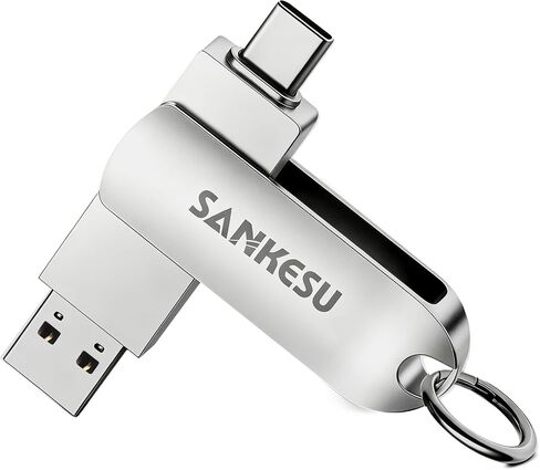 1TB USB C Flash Drive 3.1,Up to 120MB/s Read Speed, USB A and Type C OTG Thumb Drive, Dual Memory Sticks Compatible with iPhone 15, 16, 17 Series/Android Phones/PC/Laptop/Macs in Saudi Arabia