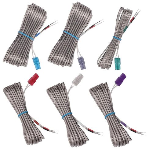 ExploreHome Set of 6 Home Theater Speaker Wire Cord Cable Fit for Sony Home Theater System DAV-HDX275 DAV-DZ1000 DAV-DZ150K DAV-DZ151KB DAV-DZ230 DAV-DZ295K DAV-DZ310 DAV-DZ555K DAV-DZ640K DAV-DZ780 in Saudi Arabia