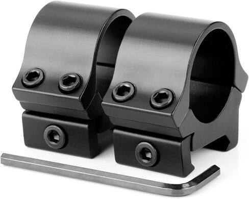 Low Profile Scope Rings 1 inch - Rifle Scope Rings Scope Mounting Rings 1 Inch for Picatinny Rails(2 Pieces) in Saudi Arabia