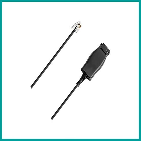 HIS Adapter Cable Compatible with Plantronics QD Headset to Avaya J100, 1600, 9600 IP Phones: 1608 1616 9608 9610 9611 9620 9621 9630 9640 9641 9650 9670 in Saudi Arabia