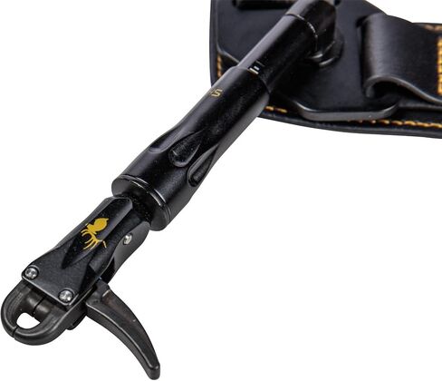 Trophy Ridge Shootout Compact Dual-Caliper Archery Bowhunting Release - 360° Swivel Arm, Adjustable Length, Trigger Travel Tuning, Premium Leather Buckle Strap, Black in Saudi Arabia