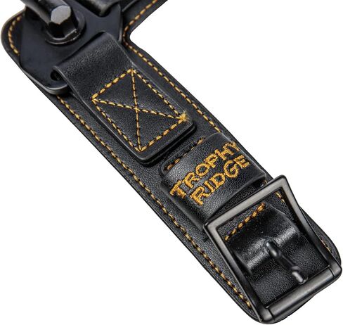 Trophy Ridge Shootout Compact Dual-Caliper Archery Bowhunting Release - 360° Swivel Arm, Adjustable Length, Trigger Travel Tuning, Premium Leather Buckle Strap, Black in Saudi Arabia