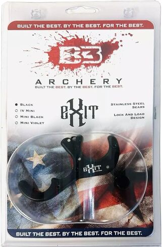 B3 Archery Exit Archery Compound Bow Hunting Equipment 3-Finger Hardened 440C Stainless Steel Easy Attach Lock-and-Load Release Aid in Saudi Arabia