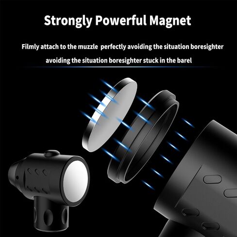 Green Laser Bore Sight Kit,Laser Boresighter Multiple Caliber (0.17 to 10) with Magnetic and Big Button Switch for Rifle Scope Handgun Hunting in Saudi Arabia