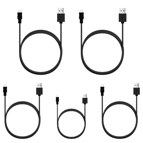 Micro USB Cable, 2 Pack [6FT, 6FT], Fast Charging Cable, High Speed Data Transfer Cable, Android Phone Cable for Samsung Galaxy S7 Edge S6 S5 and More, Trustable in Saudi Arabia