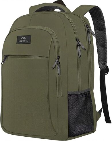 MATEIN Travel Laptop Backpack, 15.6 Inch College School Computer Bag, Grey | Slim Sturdy Business Daypack, Anti Theft Bookbag, Water Resistant, Gift for Men & Women, Personal Item Bag, Mochilas in Kuwait