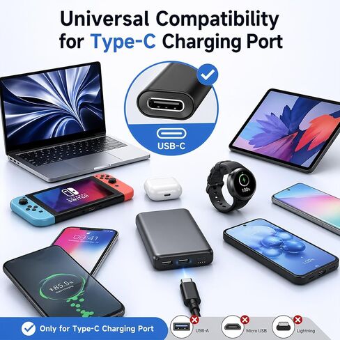 20PCS USB C Dust Plug Silicone Type C Anti Dust Port Cover Charging Port Protectors Cleaner Compatible with iPhone 17 16 15 Pro Max, Samsung Galaxy S25 S24 S24+ Ultra S23 S22 & All USB Type C Ports in Saudi Arabia