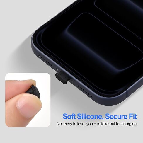 20PCS USB C Dust Plug Silicone Type C Anti Dust Port Cover Charging Port Protectors Cleaner Compatible with iPhone 17 16 15 Pro Max, Samsung Galaxy S25 S24 S24+ Ultra S23 S22 & All USB Type C Ports in Saudi Arabia