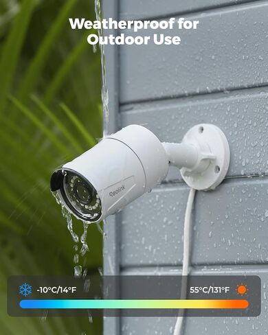 REOLINK PoE Security Camera RLC-510A(Pack of 2), 5MP Home Surveillance | Person/Vehicle/Animal Detection, 100ft IR Night Vision, Time-Lapse, Works with Smart Home, Supports 512GB SD Card in Saudi Arabia