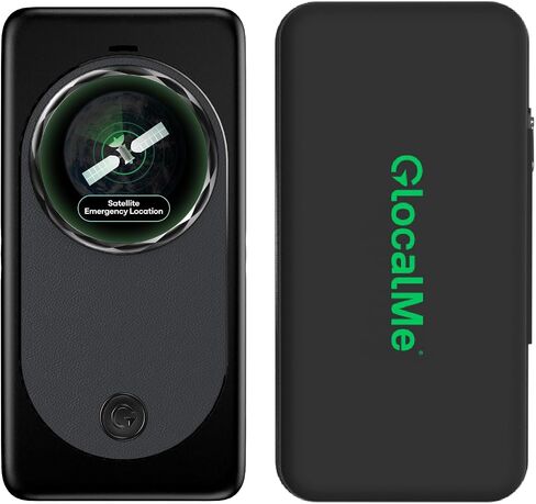 GlocalMe Protective Travel Case and MeowGo G50Max 5G Mobile Hotspot, NTN Satellite Communication(SMS), Portable WiFi Hotspot for Travel in 200+ Regions in Saudi Arabia