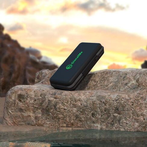GlocalMe Protective Travel Case and MeowGo G50Max 5G Mobile Hotspot, NTN Satellite Communication(SMS), Portable WiFi Hotspot for Travel in 200+ Regions in Saudi Arabia