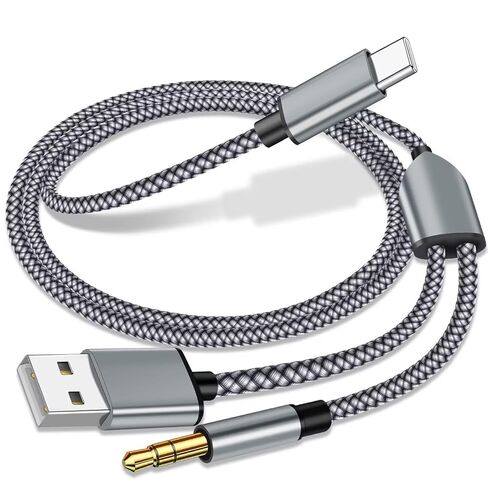 USB C to 3.5mm Aux Audio Cable with Charging, 2 in 1 USB C to 3.5mm Car Stereo Headset Audio Cable with PD 18W Charging Compatible with iPhone 17/16, Samsung Galaxy S26/S25/S24/S23+, Google Pixel 10 9 in Saudi Arabia