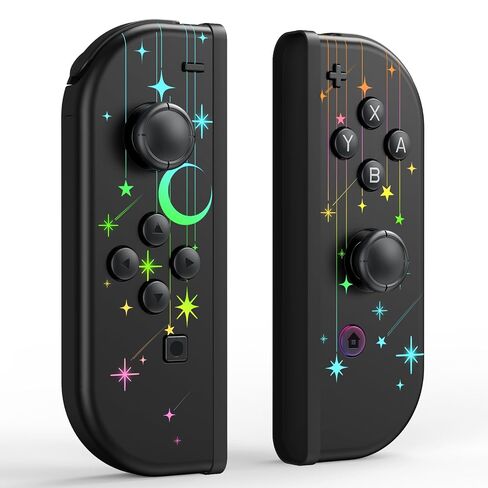 Sylphidara Wireless Controller for Switch Controllers (Stars&Moon) | Switch Controllers Compatible with Nintendo Switch/OLED/Lite, Support Dual Vibration/6-Axis Gyro/Motion Control/Wake-up in Saudi Arabia