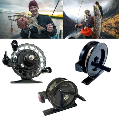 Portable Fly Ice Fishing Line Reels Winter Ice Fishing Reels Tackle Throwing Wheel Fish Tackle Tool Easy to Use in Saudi Arabia