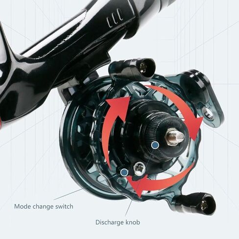 Portable Fly Ice Fishing Line Reels Winter Ice Fishing Reels Tackle Throwing Wheel Fish Tackle Tool Easy to Use in Saudi Arabia