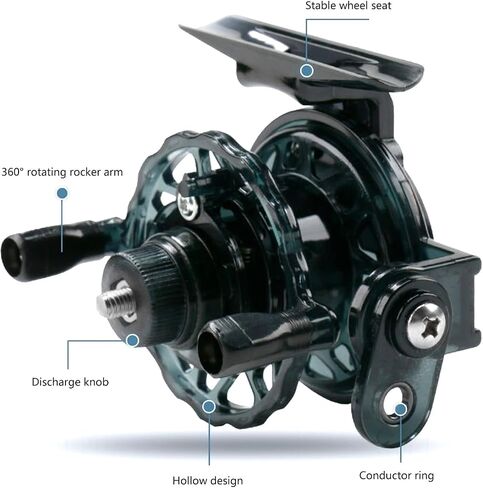 Portable Fly Ice Fishing Line Reels Winter Ice Fishing Reels Tackle Throwing Wheel Fish Tackle Tool Easy to Use in Saudi Arabia