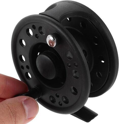 Portable Abs Plastic Fly Fishing Reel with Enhanced Durability and Accurate Casting for Freshwater and Saltwater Fishing, Lightweight Design for Anglers in Saudi Arabia