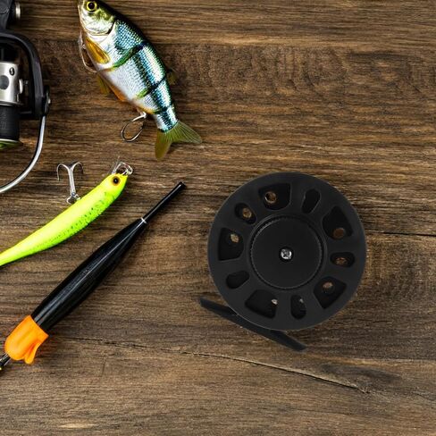 Portable Abs Plastic Fly Fishing Reel with Enhanced Durability and Accurate Casting for Freshwater and Saltwater Fishing, Lightweight Design for Anglers in Saudi Arabia