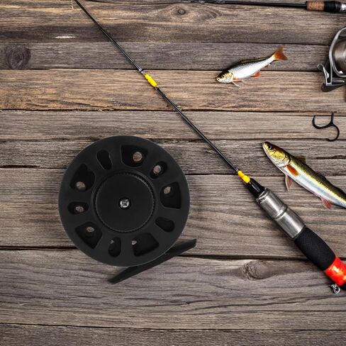 Portable Abs Plastic Fly Fishing Reel with Enhanced Durability and Accurate Casting for Freshwater and Saltwater Fishing, Lightweight Design for Anglers in Saudi Arabia
