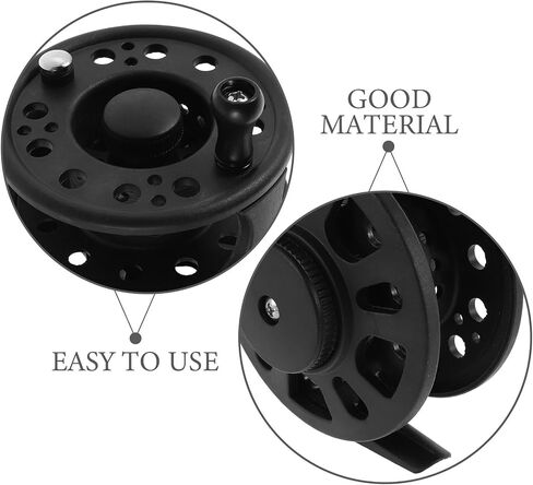 Portable Abs Plastic Fly Fishing Reel with Enhanced Durability and Accurate Casting for Freshwater and Saltwater Fishing, Lightweight Design for Anglers in Saudi Arabia