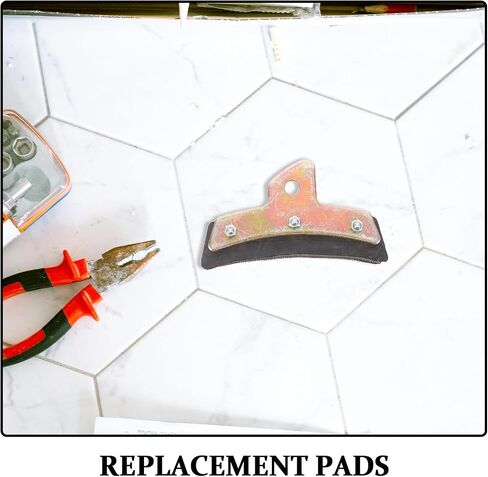 BESTonZON Pole Climber Rubber Pads for Lineman Foot Buckle Replacement | Rubber and Iron Construction, Anti-slip Contact for Cement Pole Maintenance, Easy Installation for Utility Workers in Saudi Arabia