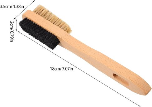 Climbing Cleaning Brush for Rock Bouldering Chalk Removal | Wood Handle, Bristle Head, Compact Size for Gear Care, Suitable for Outdoor Climbs and Gym Use in Saudi Arabia