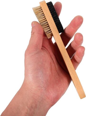 Climbing Cleaning Brush for Rock Bouldering Chalk Removal | Wood Handle, Bristle Head, Compact Size for Gear Care, Suitable for Outdoor Climbs and Gym Use in Saudi Arabia